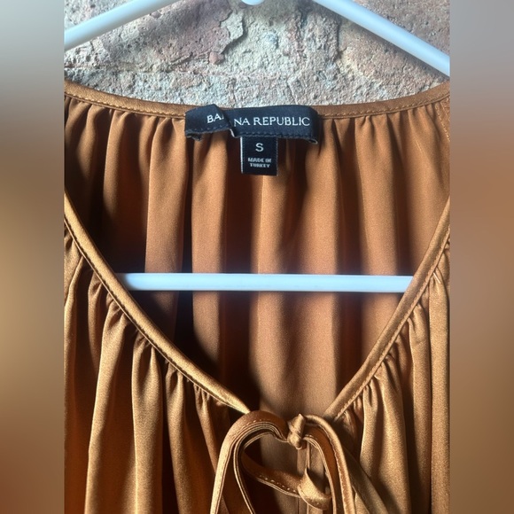 Banana Republic Copper Satin Blouse - Picture 5 of 5